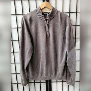 George Half Zip Sweater. Grey Large (42/44)